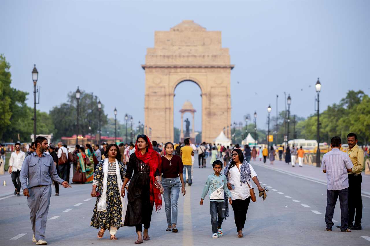 People in New Delhi, India on May 04,2023.