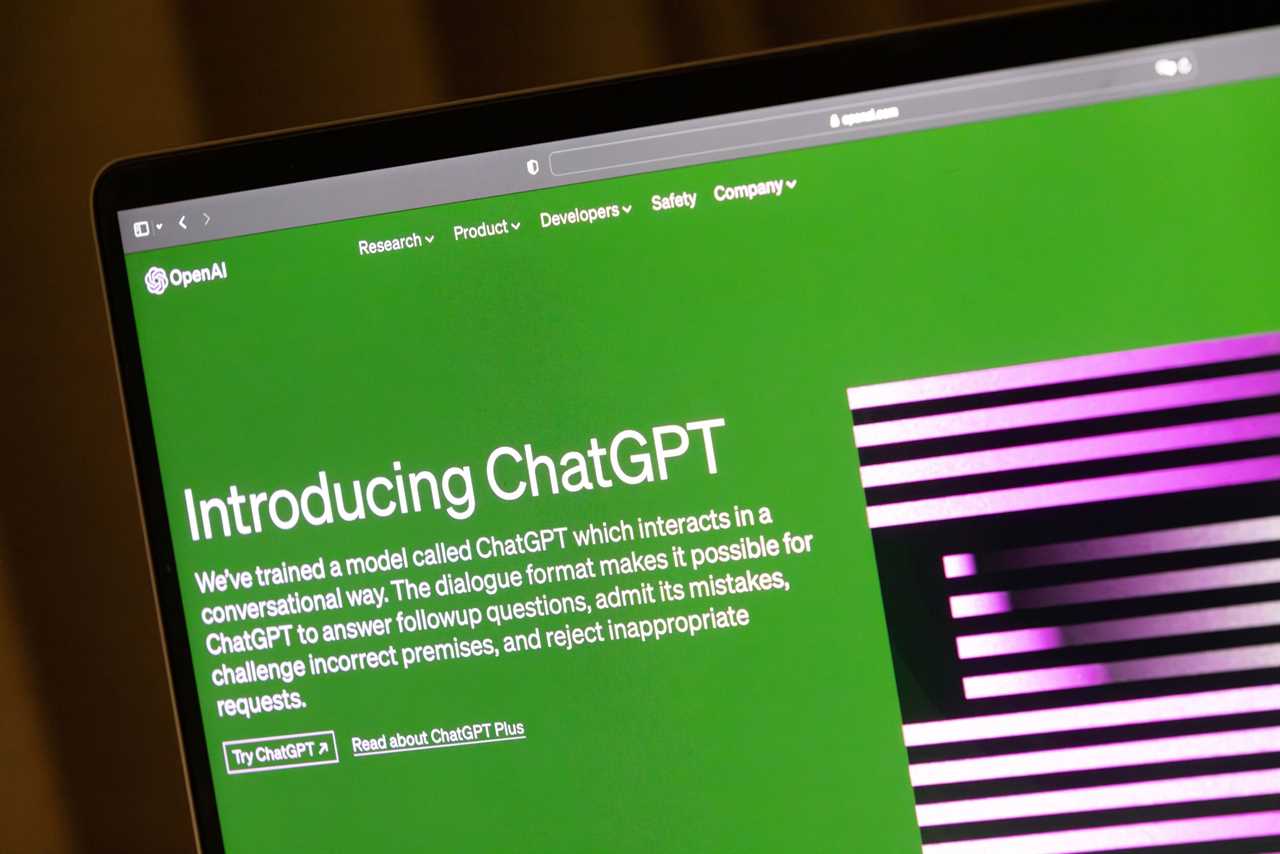 ChatGPT homepage