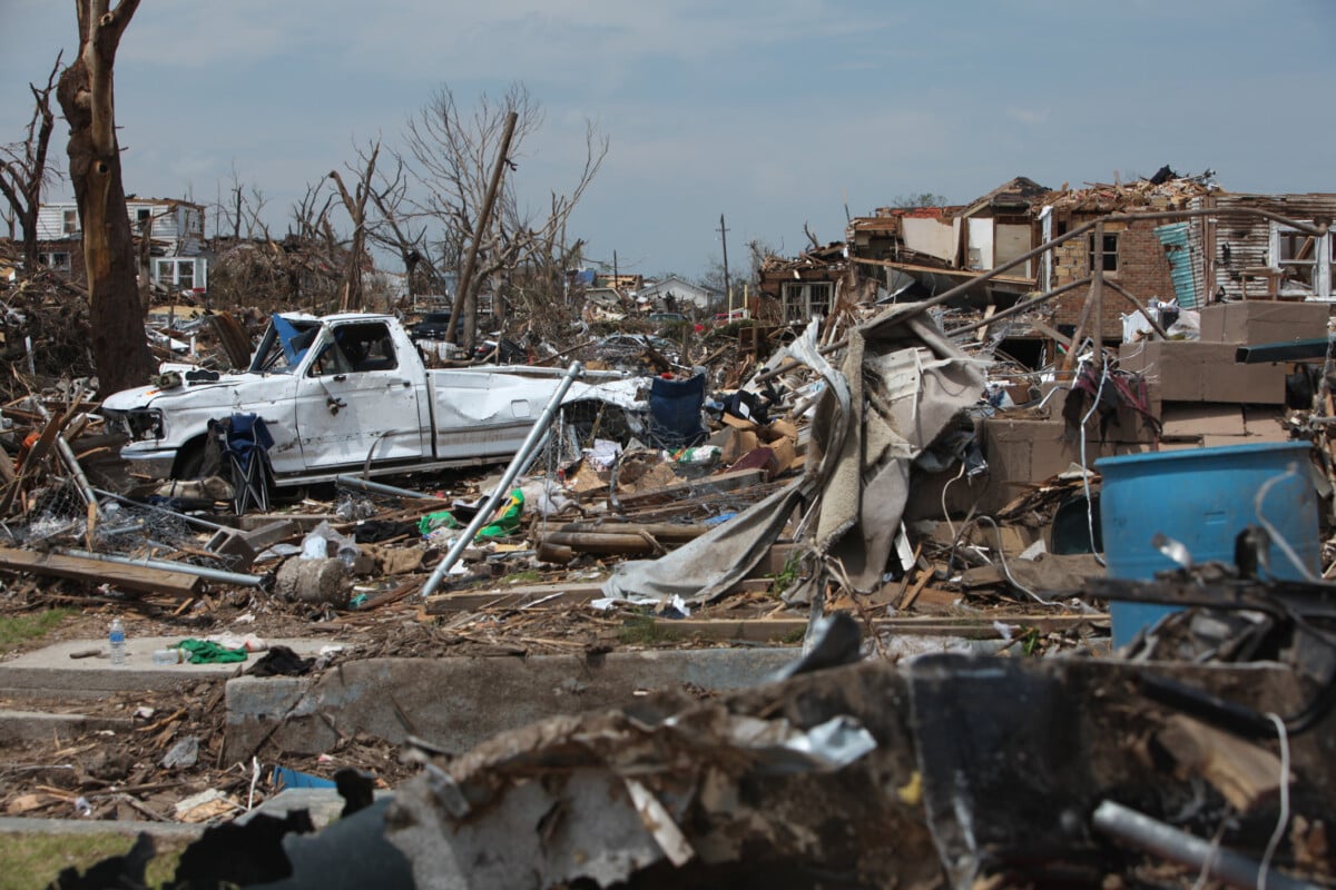 tornado damage