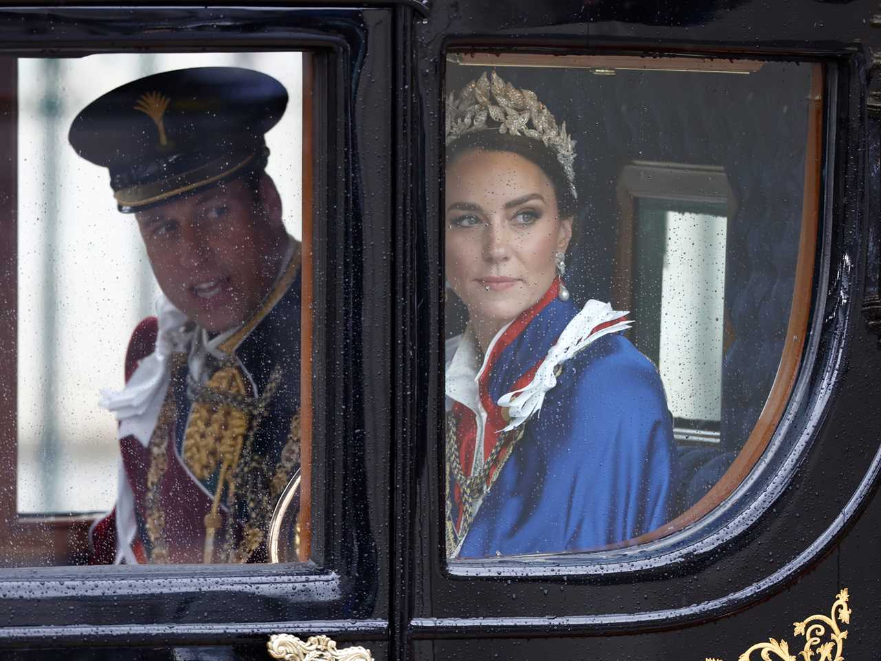 kate and william at coronation