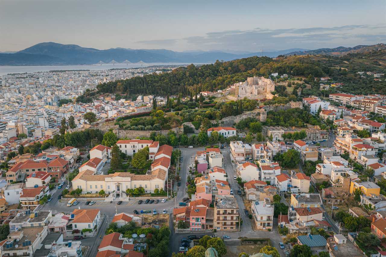 Overview of Patras, Greece.