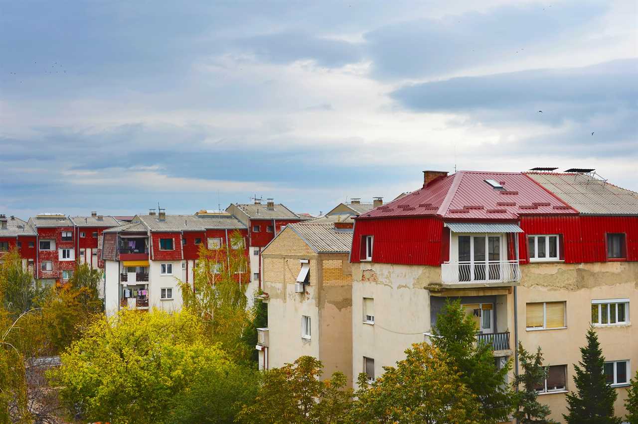 City top of Bitola, North Macedonia.