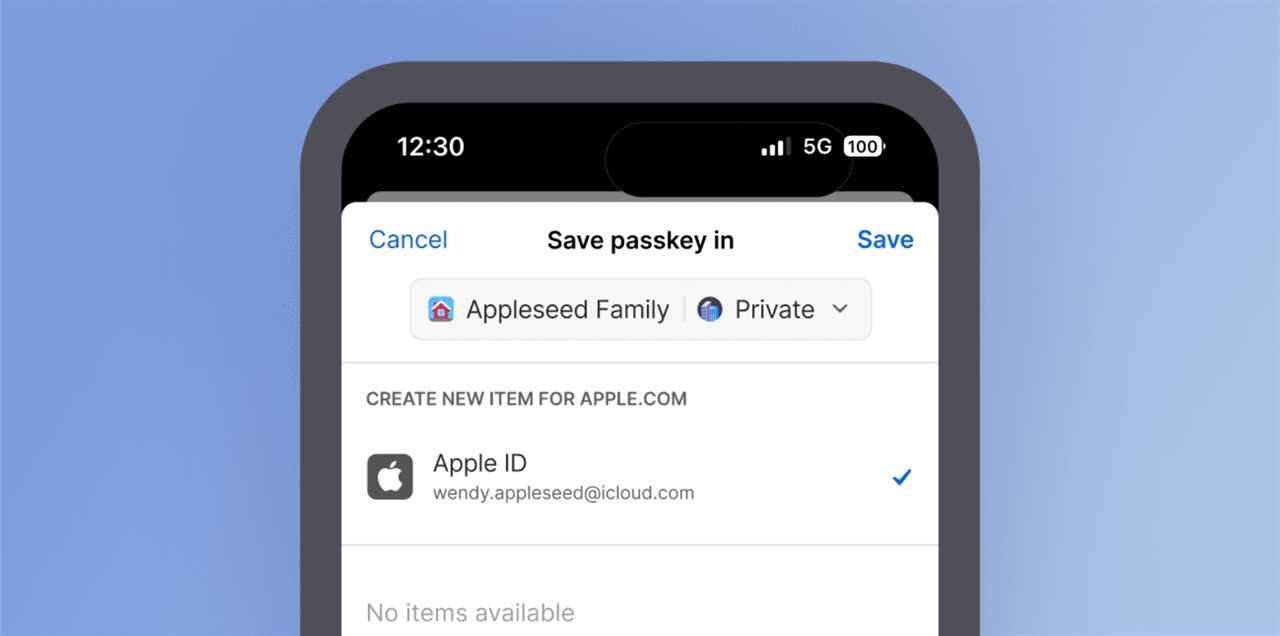 1Password Passkey