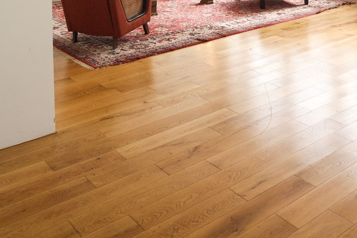 living room wood floor