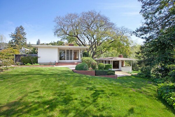 The renovation honored the history of the property, and kept the exterior mostly as is.