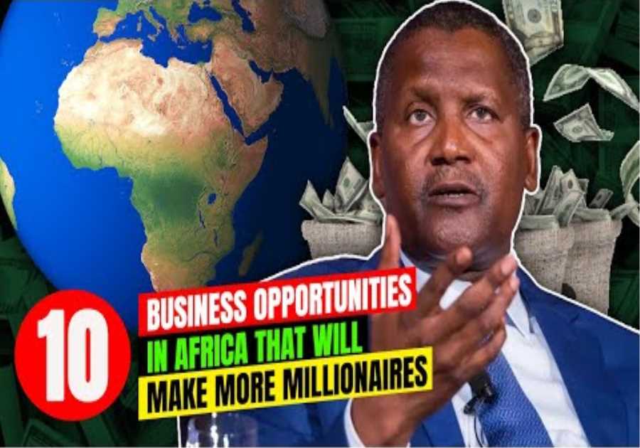 Top 10 Business Ideas and Opportunities In Africa That Will Make More Millionaires