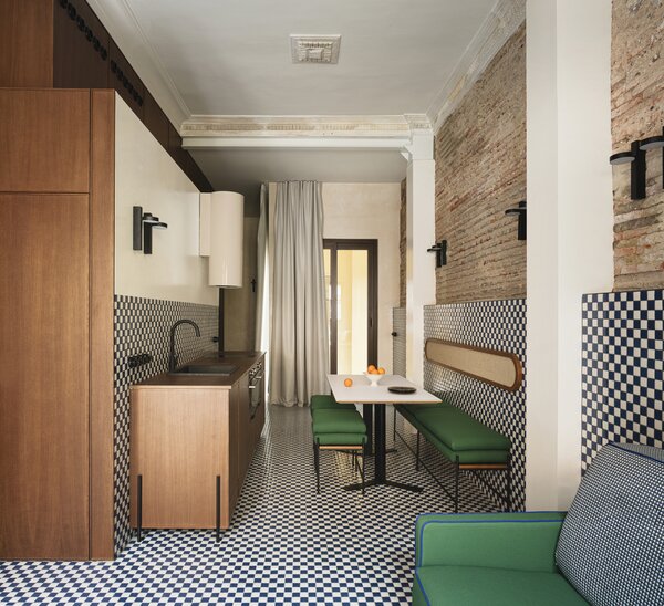 Swaths of Blue and White Tile Shimmer in This 1940s Spanish Apartment