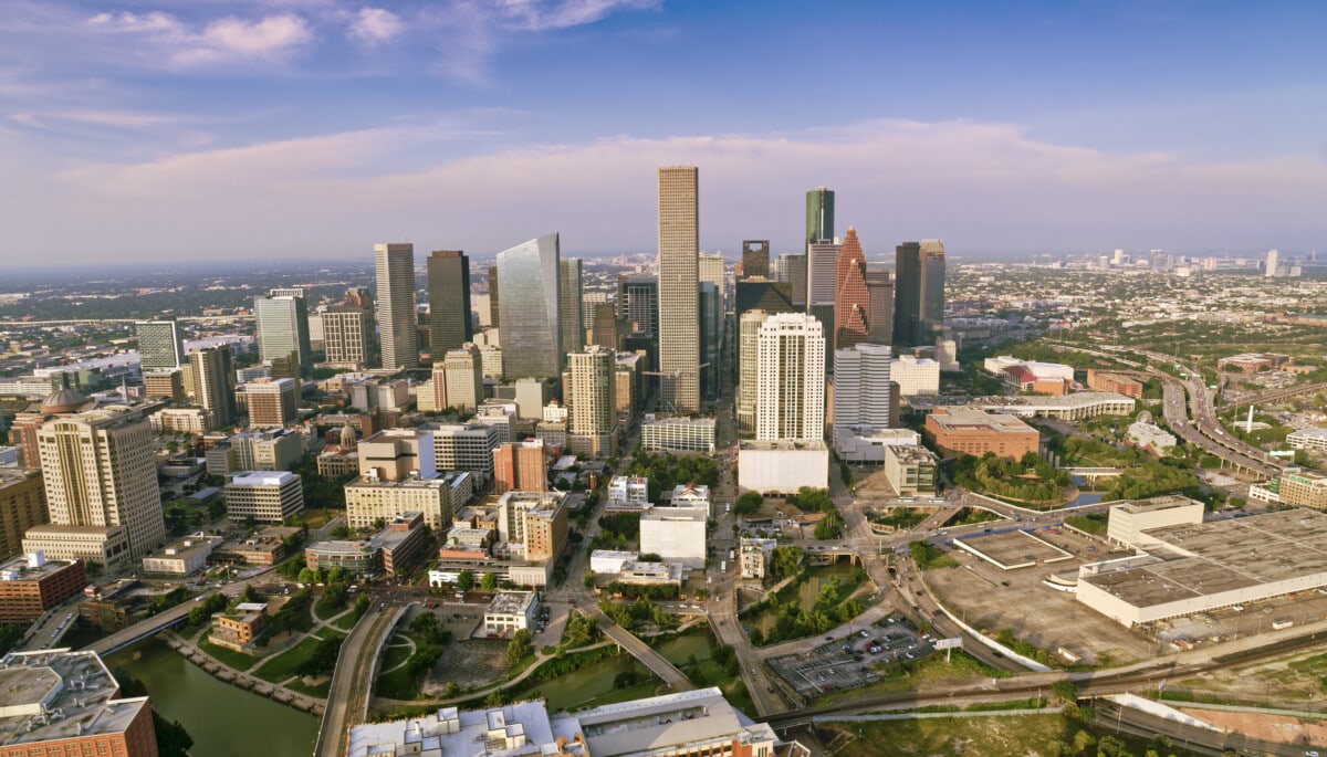 Skyscrapers in downtown Houston