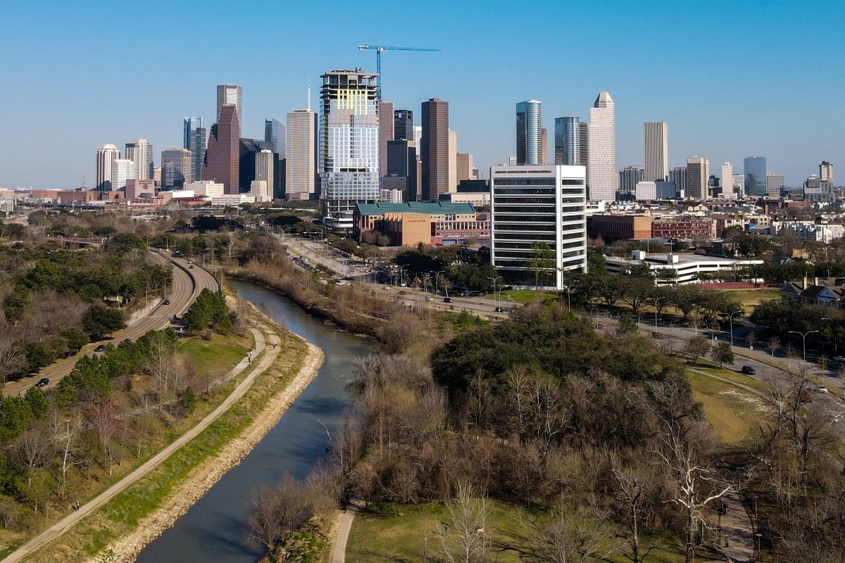 buffalo bayou park in houston