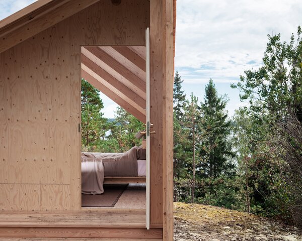 The cabin is made from Finnish wood, and can be at your doorstep six weeks after placing an order.