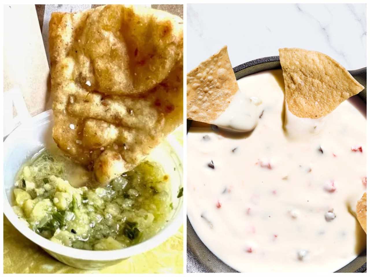 Cava dips versus Chipotle's.