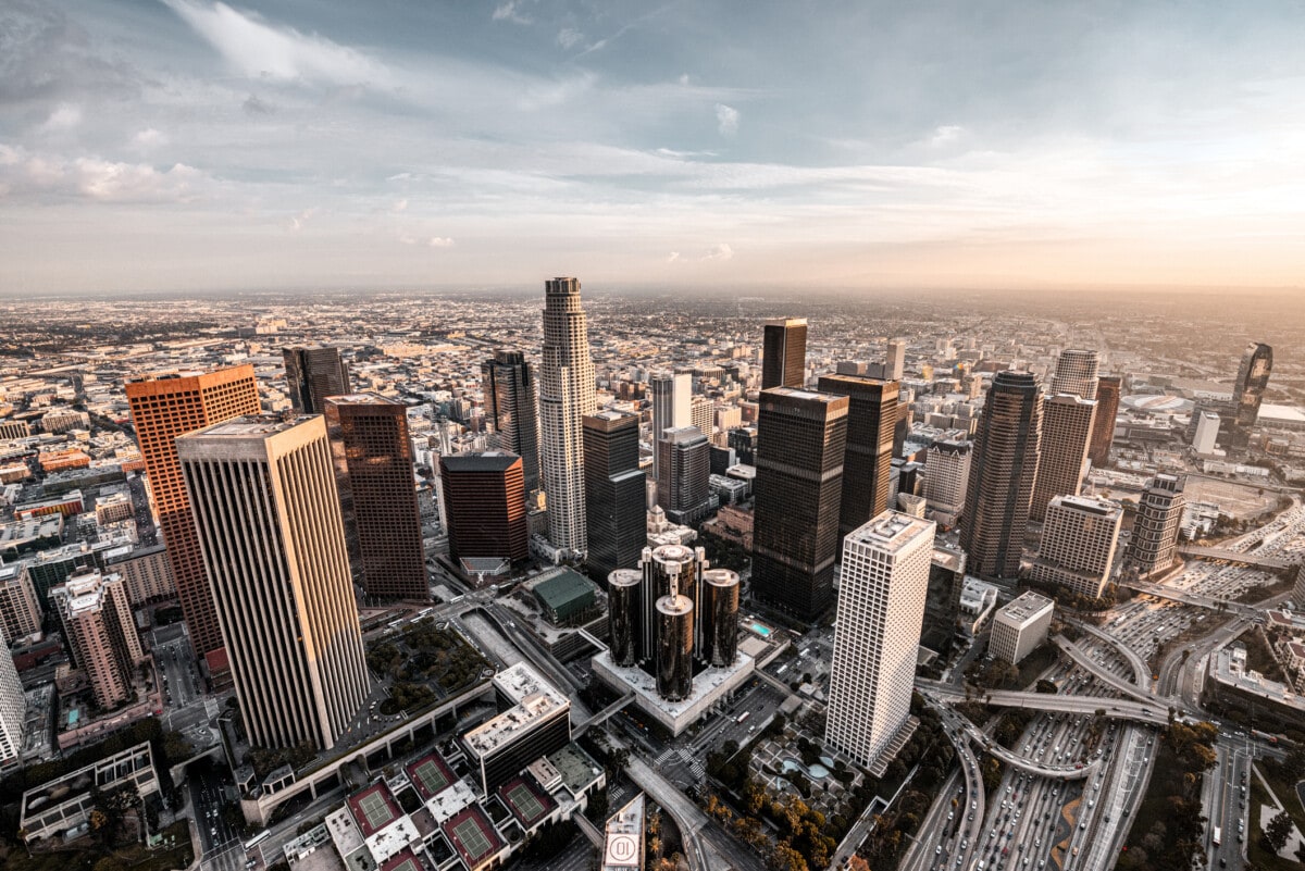 downtown los angeles skyline _ getty