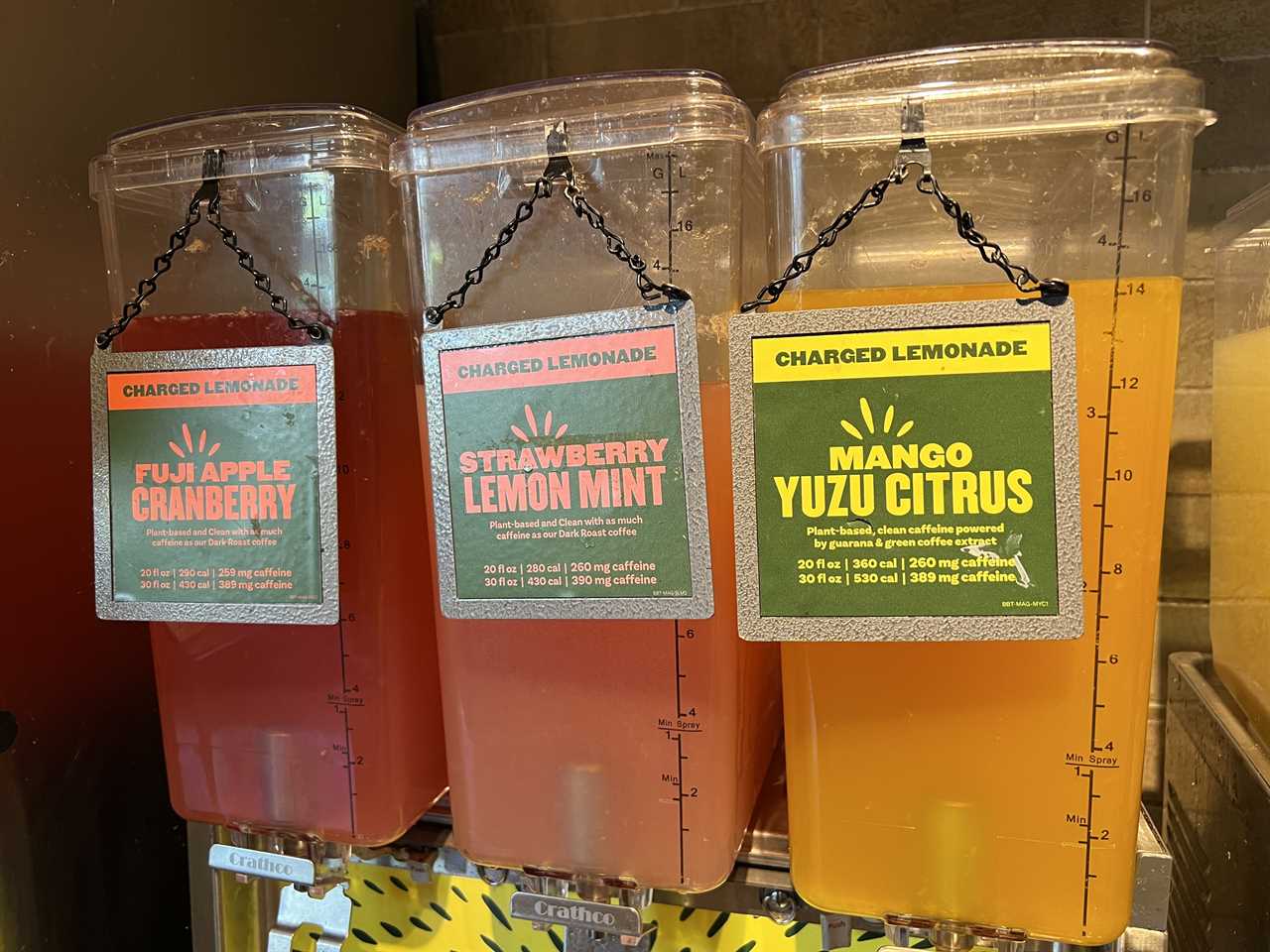 Panera Bread's Charged Lemonades