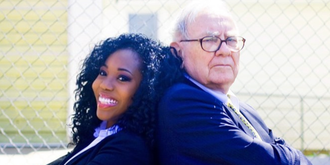 Warren Buffett and Lola Banjo