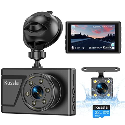 Dash Cam Front and Rear Car Camera 1080P...