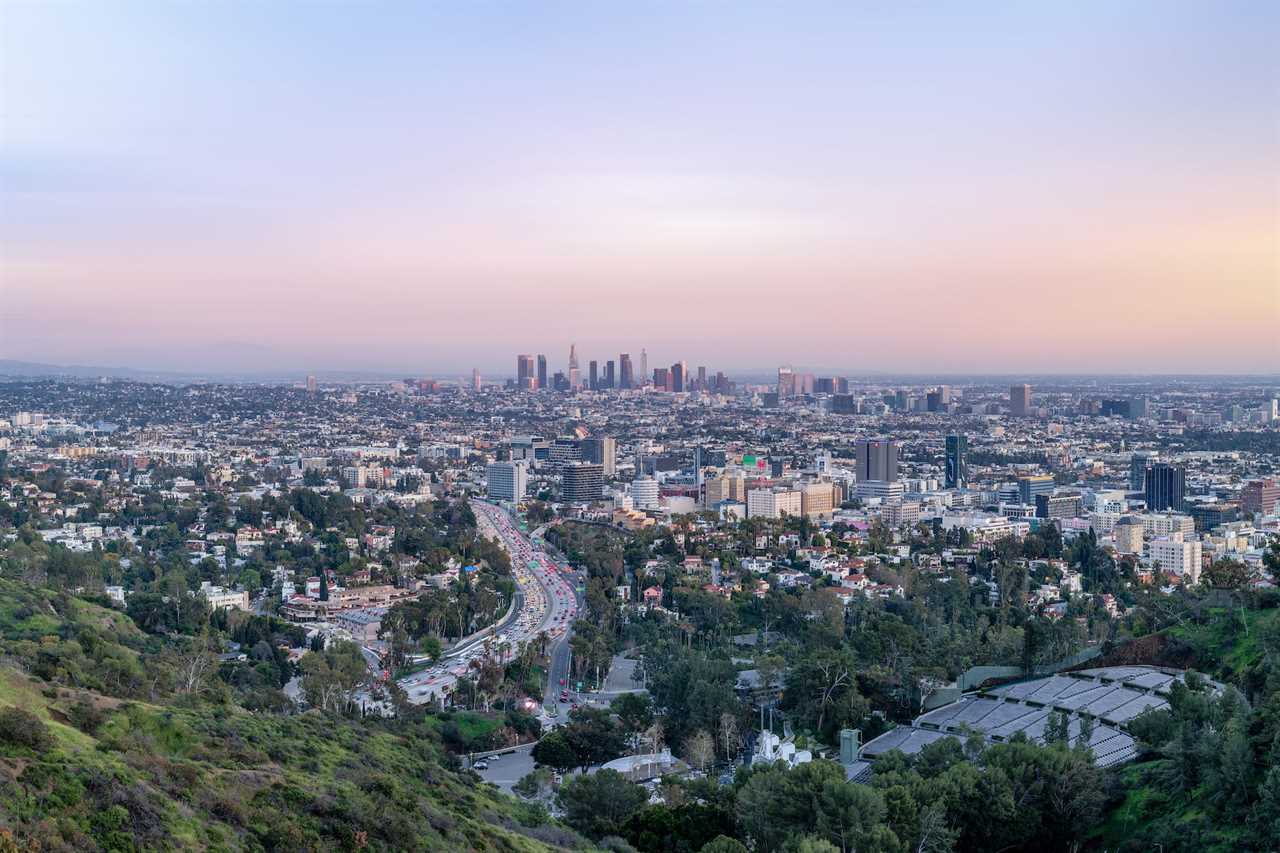 Overview of Los Angeles, California.