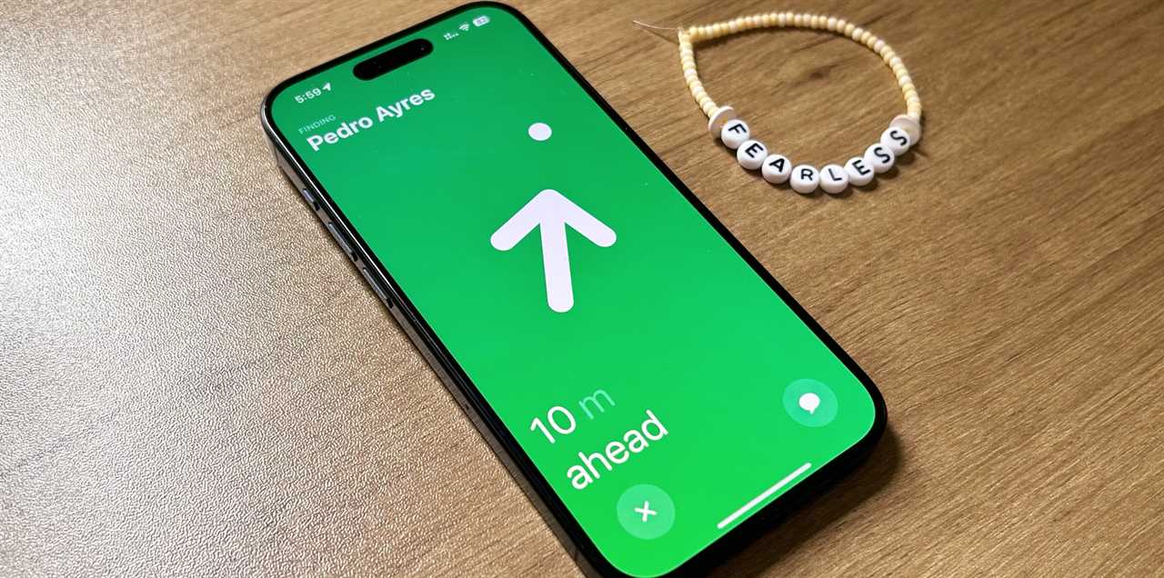iPhone 15 Precision Find feature