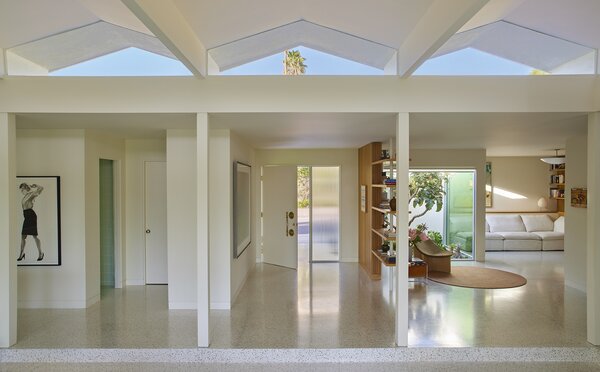 Custom-Mixed Terrazzo Floors Lay the Groundwork for the Glow Up of an L.A. Midcentury