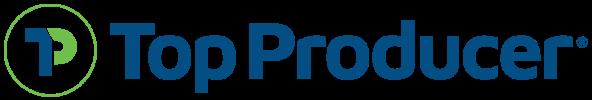 Top Producer logo; a real estate CRM or customer relationship management software