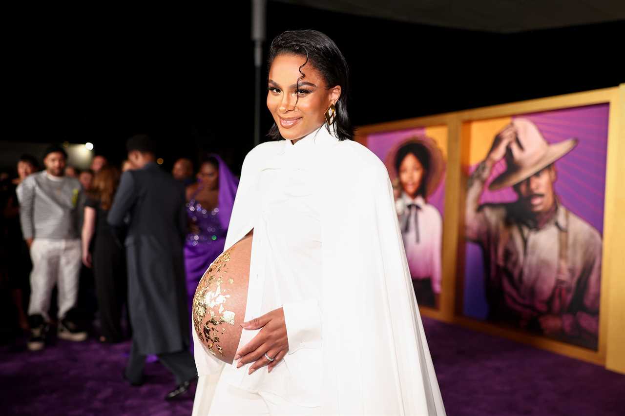 Ciara at the premiere of "The Color Purple" held at The Academy Museum on December 6, 2023 in Los Angeles, California.