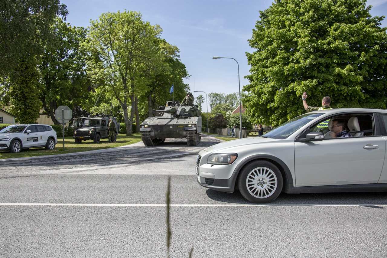 Endre Gotland Island Sweden Baltops military exercise