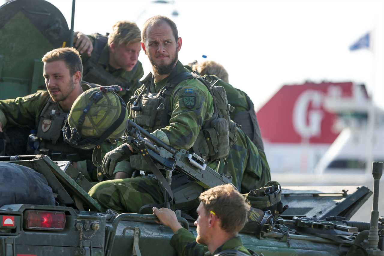 Sweden military troops soldiers