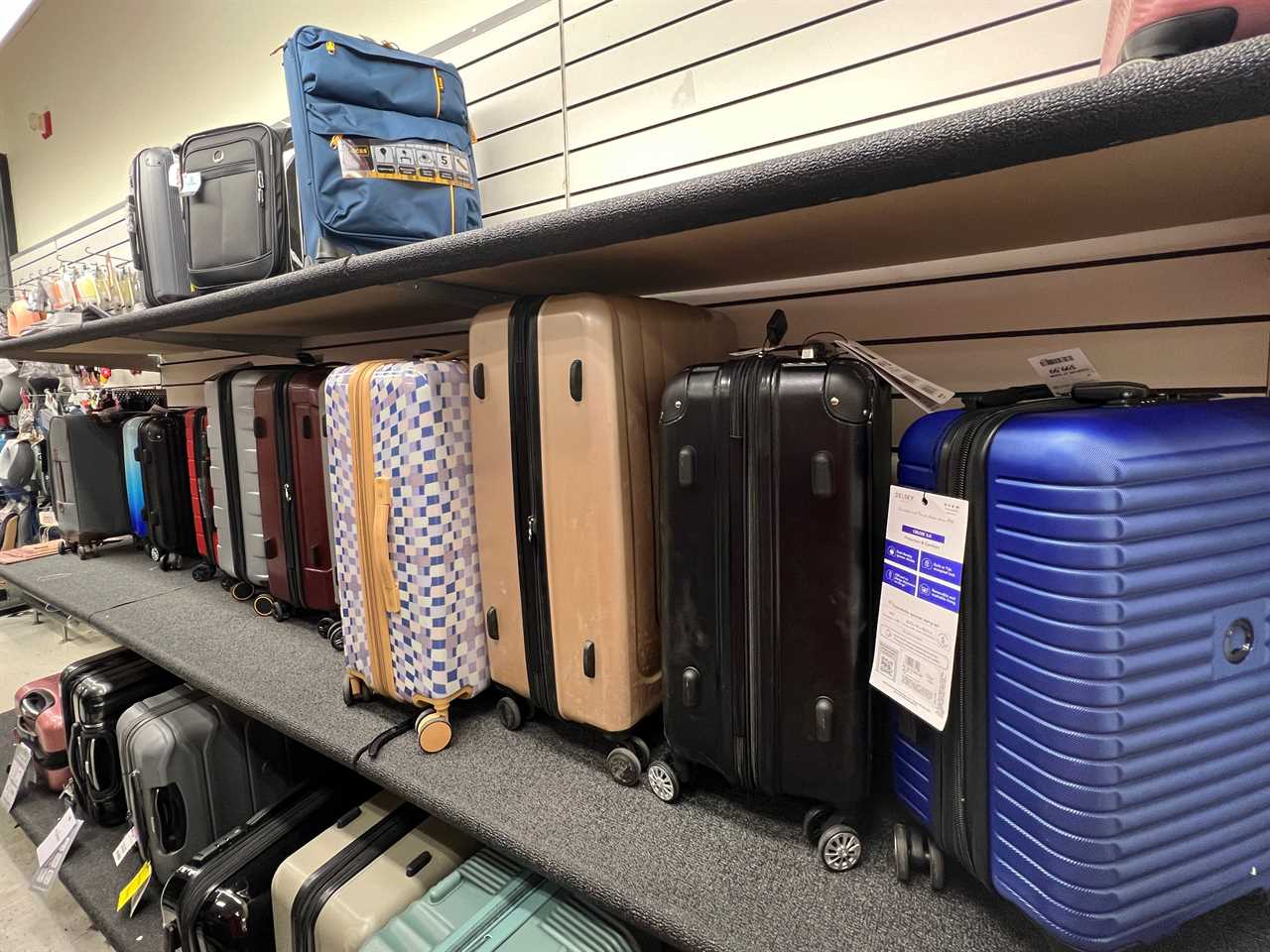 luggage selection at TJ Maxx