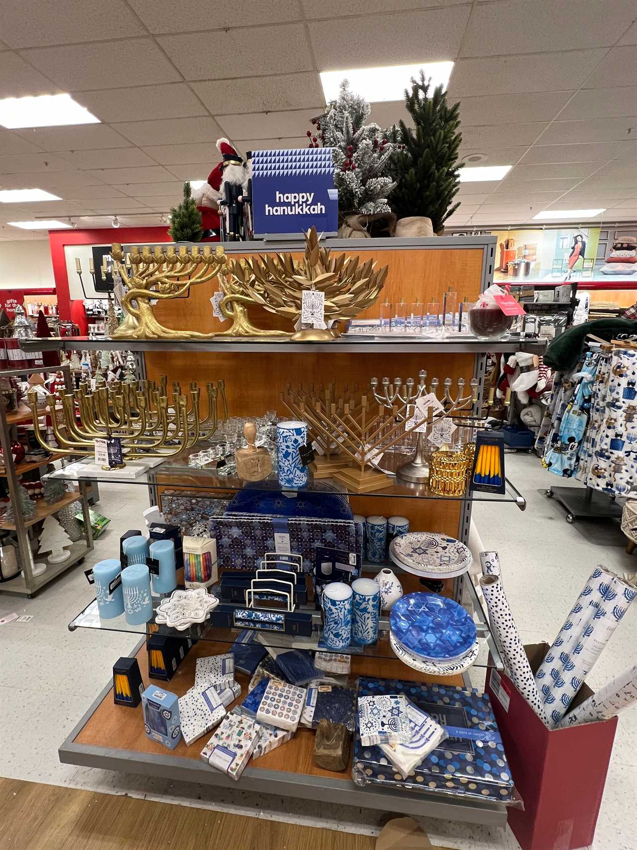 small hanukkah display tj maxx