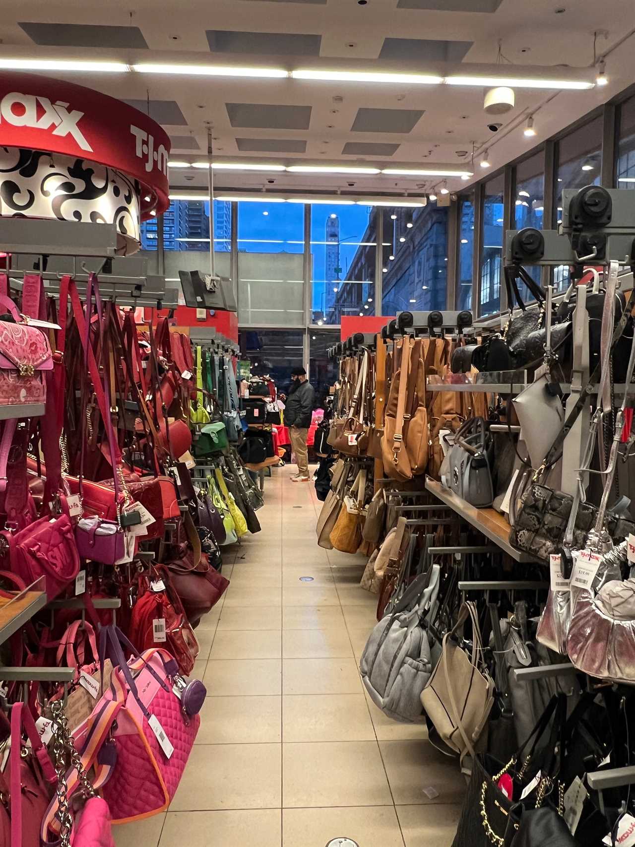 color coordinated purses in tj maxx