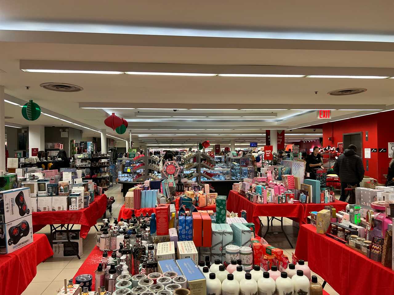 the downstairs of tj maxx