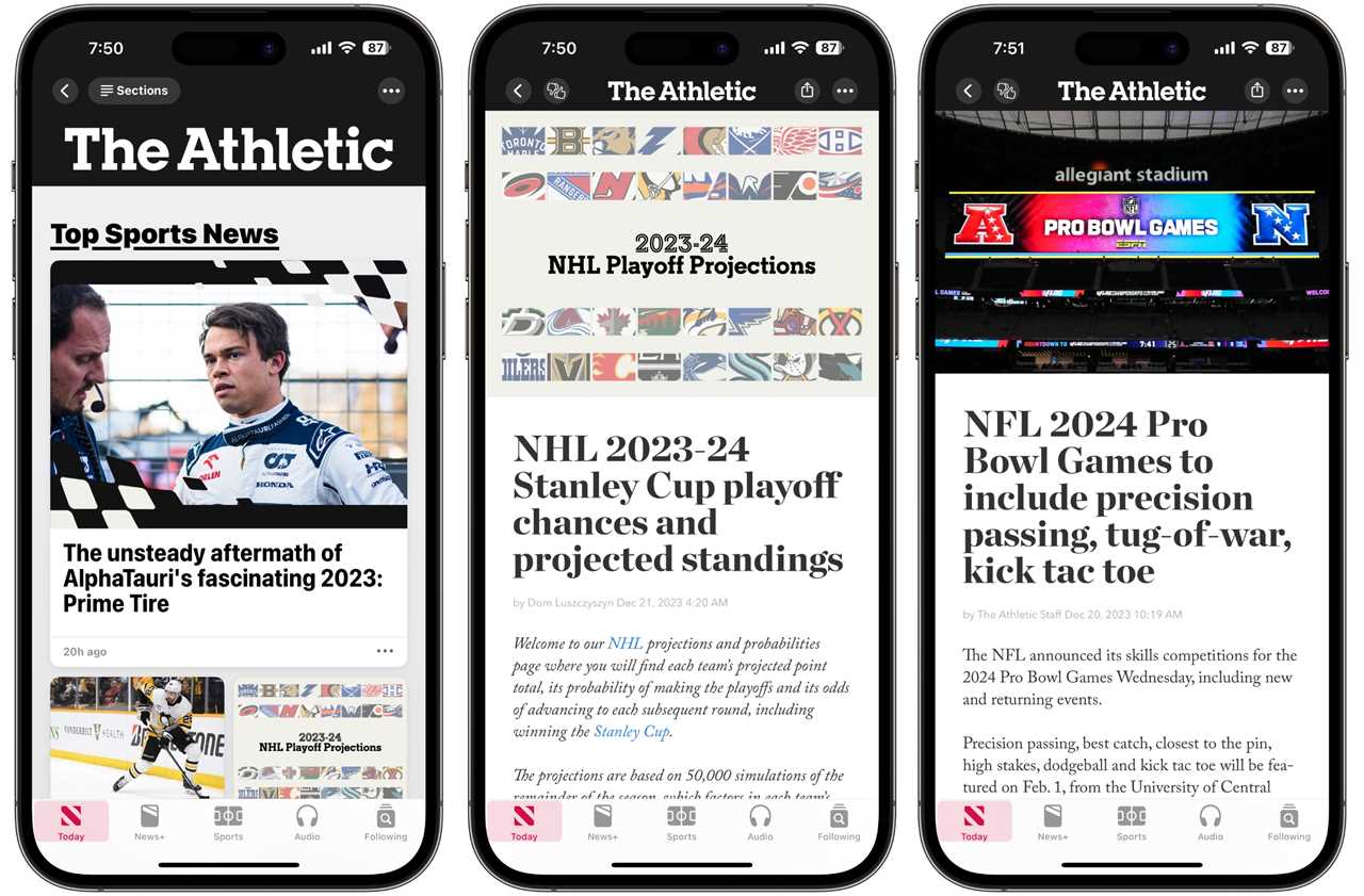 Athletic Apple News