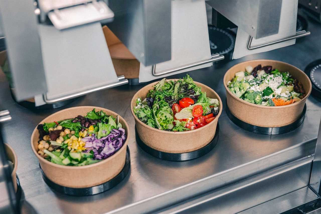 Cibotica's automated salad and bowl making machine Remy launched in early December.