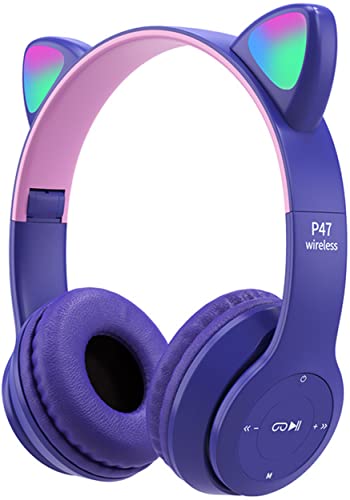 LQKYWNA Kids Wireless Headphones with Ca...