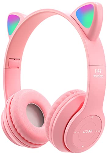 LQKYWNA Kids Wireless Headphones with Ca...