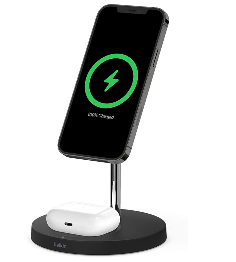 Belkin Boost Up Charge Pro 2-in-1 Wireless Charger Stand