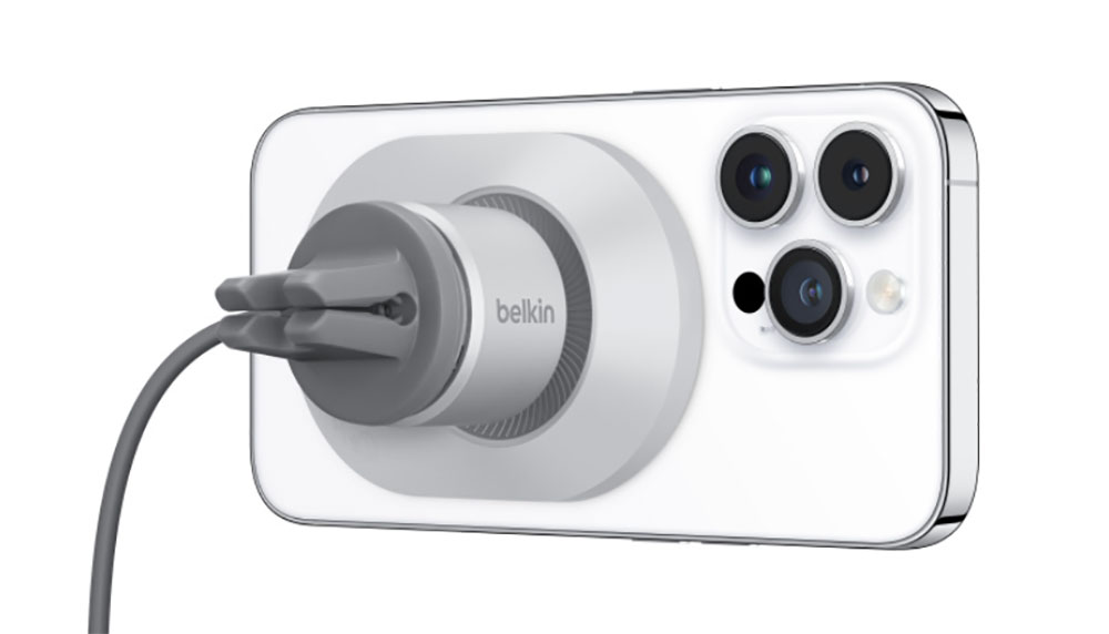 Belkin Boost Charge Pro Wireless Car Charger with MagSafe - Best MagSafe Car Charger