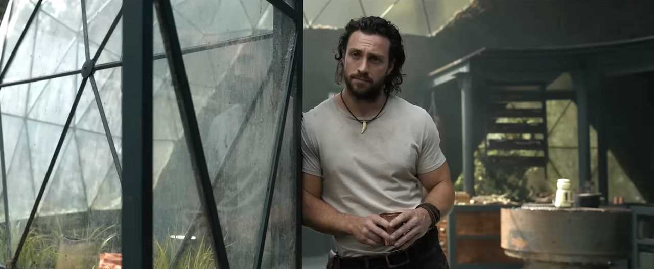 Aaron Taylor-Johnson in "Kraven the Hunter."