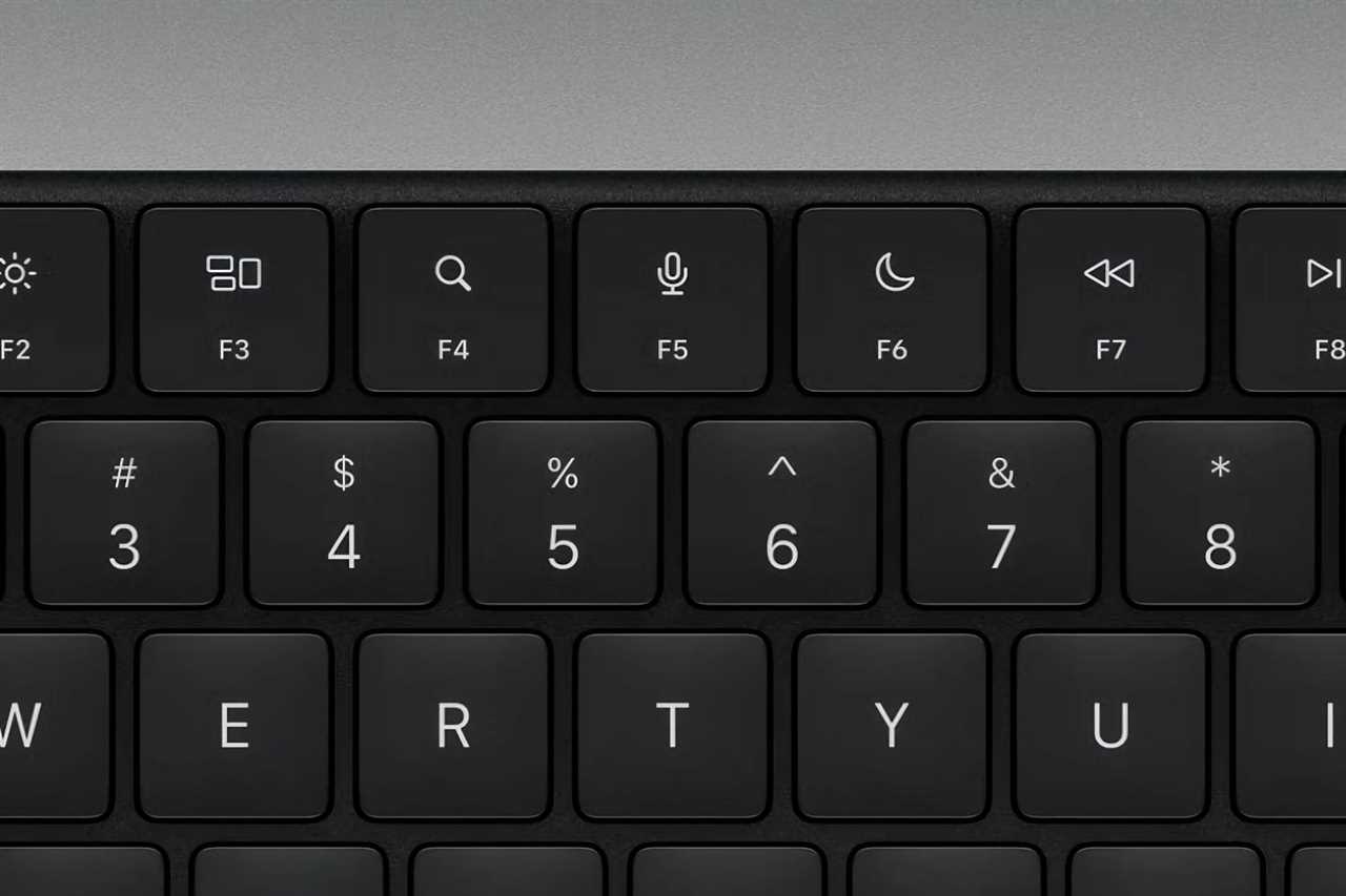 MacBook Pro function keys 2021