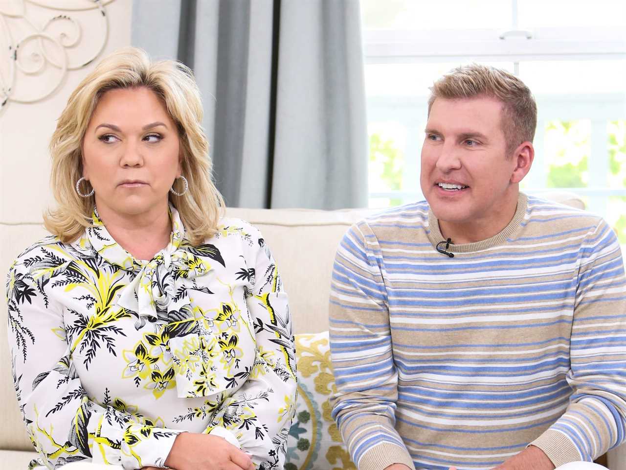 Reality TV personalities Julie Chrisley and Todd Chrisley in 2018.