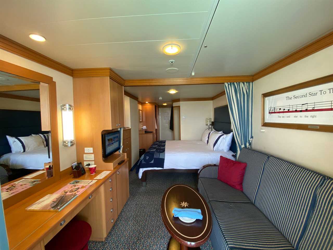 deluxe stateroom on a disney magic cruise ship