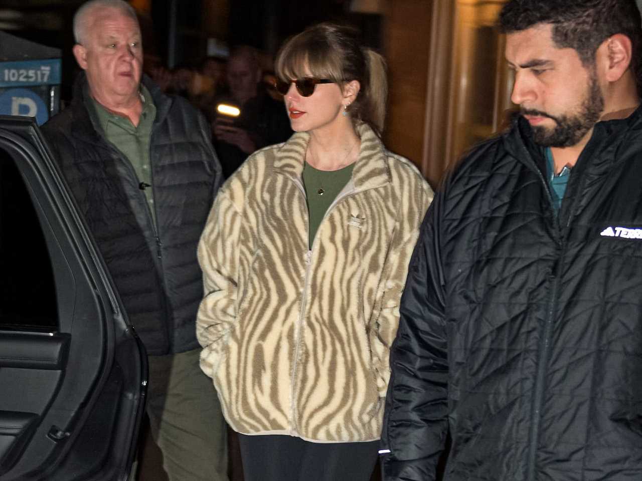 Taylor Swift in New York City on January 11, 2024.