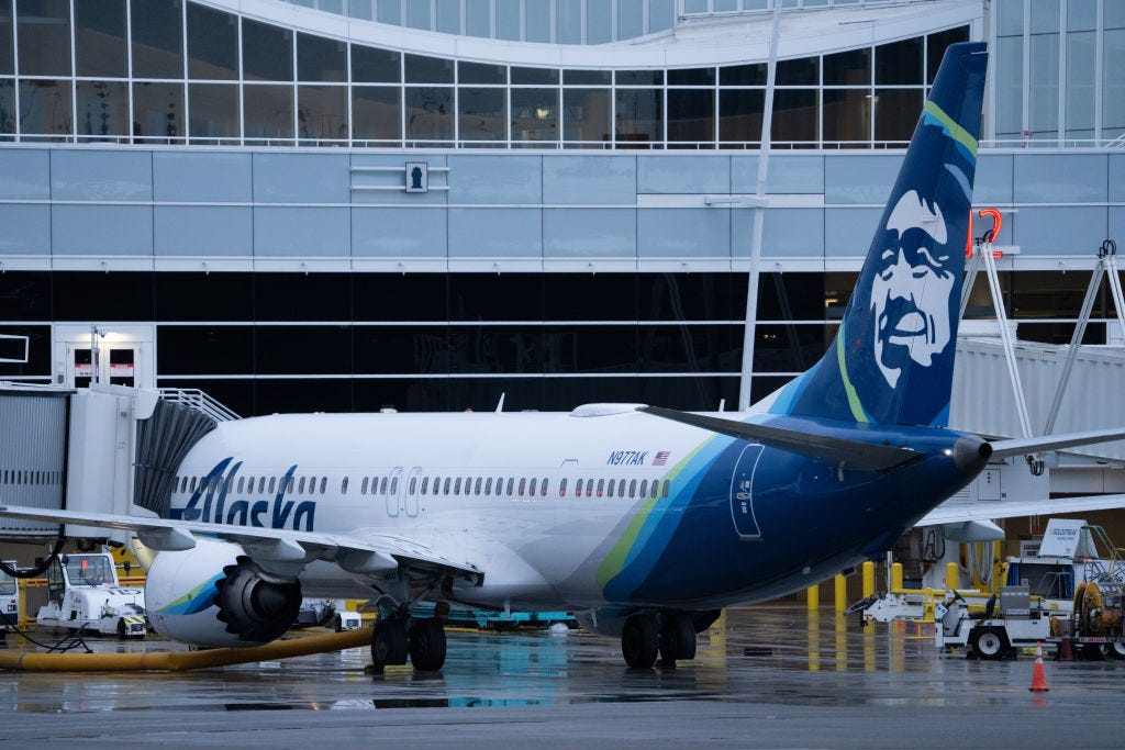 Alaska Airlines grounded its 737 MAX 9 planes after part of a fuselage blew off during a flight from Portland Oregon to Ontario, California.