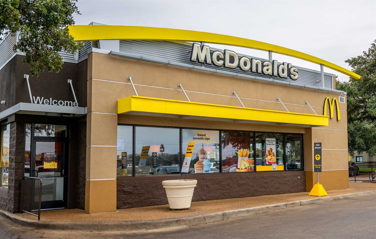 A McDonald's store is seen on October 30, 2023 in Austin, Texas