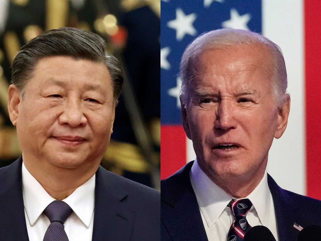 Xi Jinping and Joe Biden