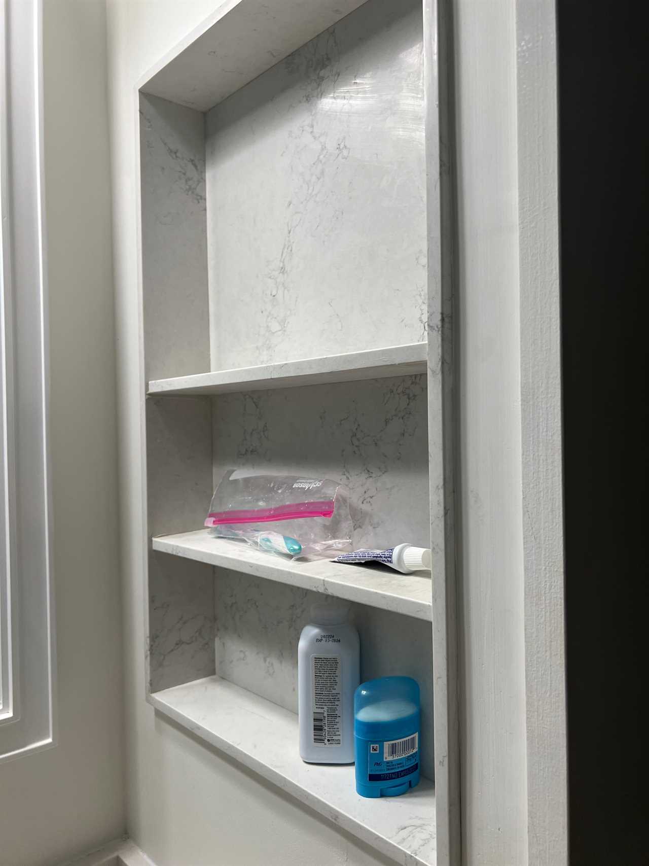 bathroom shelves