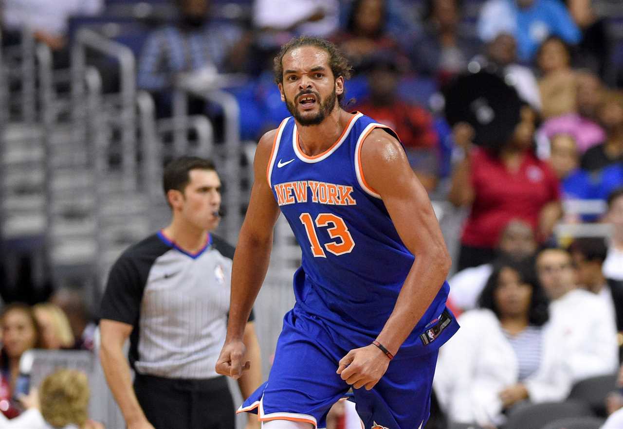 Joakim Noah with the New York Knicks.