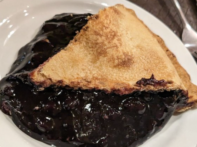 Wall Drug Store blueberry pie