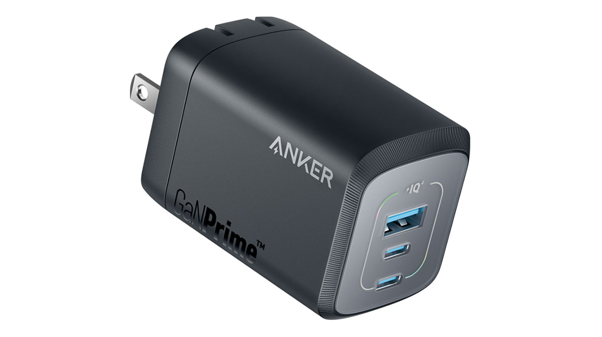 Anker Prime 100W GaN Wall Charger (3 Ports) - Best 3-Port 100W USB-C wall charger