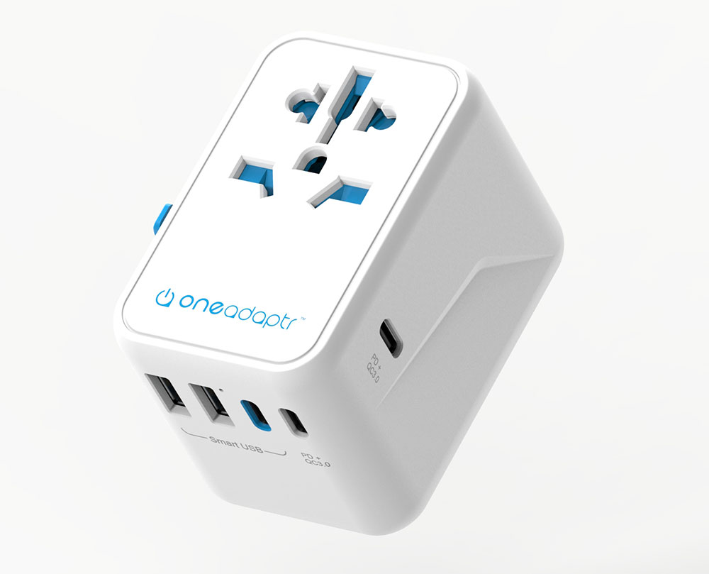 OneAdaptr OneWorld65 - Best 65W USB-C PD travel adapter and charger