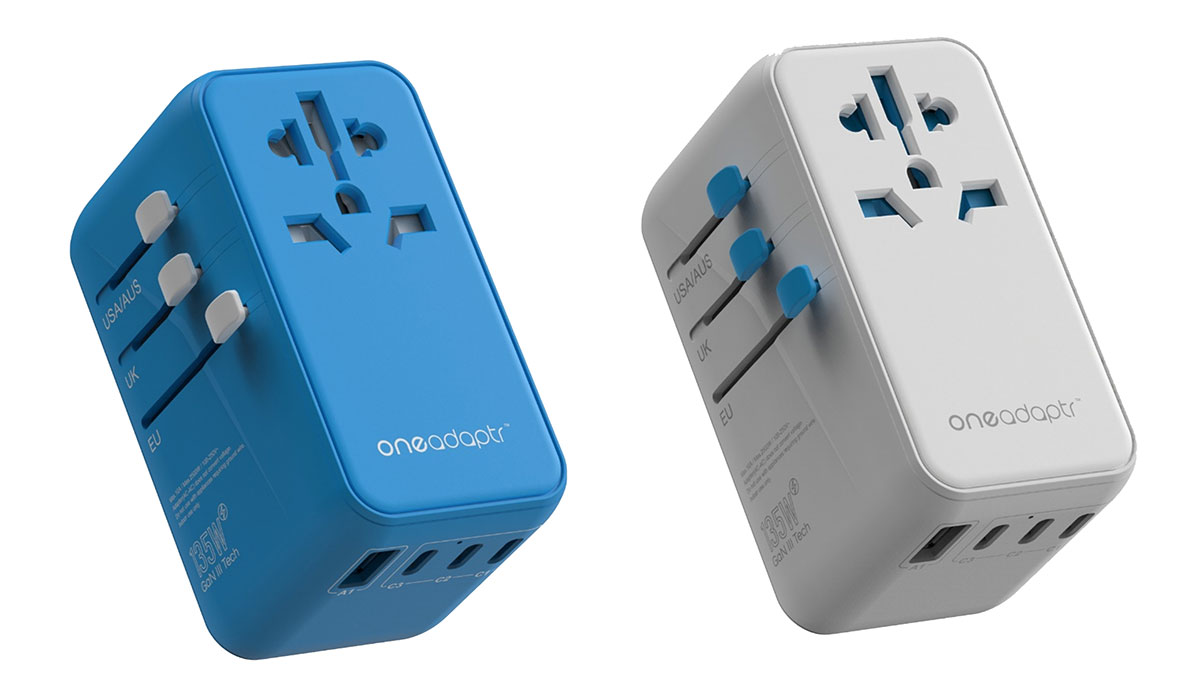 OneAdaptr OneWorld135 - Best USB-C PD travel adapter for 16-inch MacBook Pro